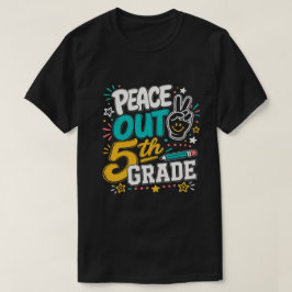 Camiseta Adiós 5to Grado Retro Groovy | Clase de 2026