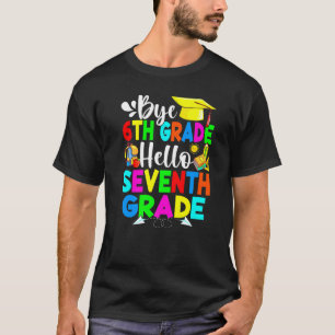 Camiseta Adiós 6to Grado Hola Séptimo Grado De Vuelta Al Co
