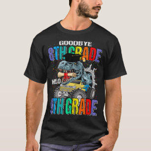 Camiseta Adiós 8° grado Hola 9° grado Monster Truck Di