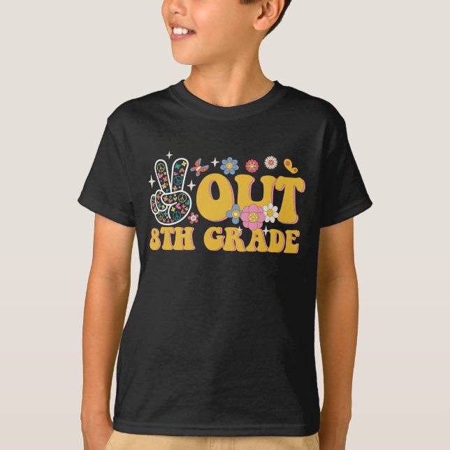 Camiseta Adiós 8vo Grado Genial Último Día de Escuela (Anverso)