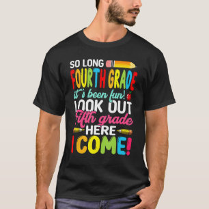 Camiseta Adiós a 4º grado Bienvenidos de vuelta a la escuel