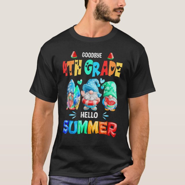 Camiseta Adiós a 4º Grado Hola Summer El Último Día De La E (Anverso)