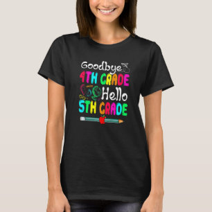 Camiseta Adiós a la escuela secundaria de quinto grado