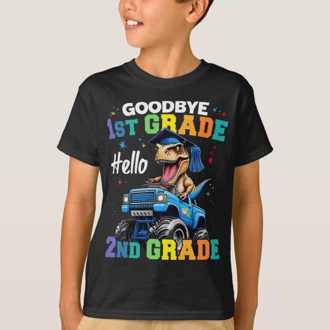 Camiseta Adiós a la graduación de primer grado T Rex Monste (Anverso)