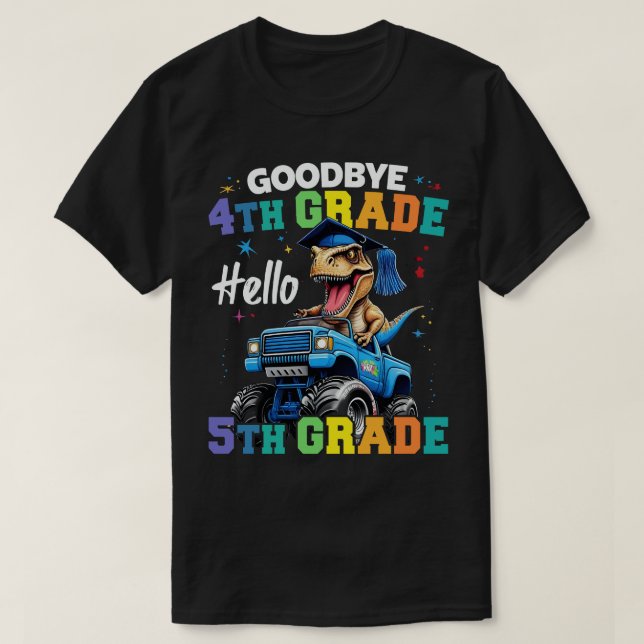 Camiseta Adiós a la graduación de un camión de montura de 4 (Diseño del anverso)