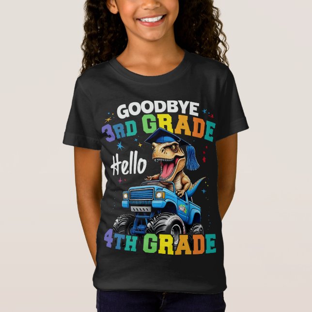 Camiseta Adiós a la graduación de un camión de montura T de (Anverso)