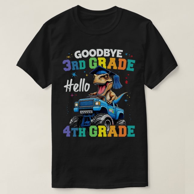 Camiseta Adiós a la graduación de un camión de montura T de (Diseño del anverso)