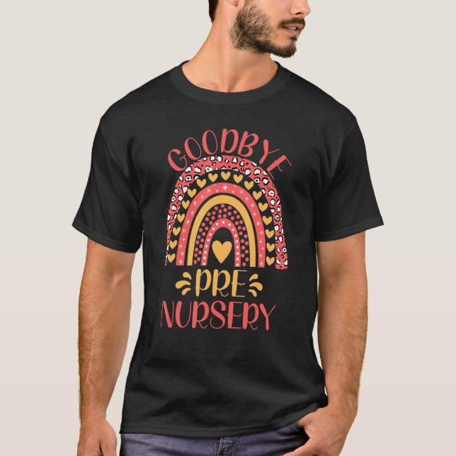 Camiseta Adiós a los Chicas de profesores de guardería el ú (Anverso)