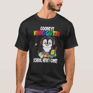 Camiseta Adiós a los juegos de inscripción en la escuela in