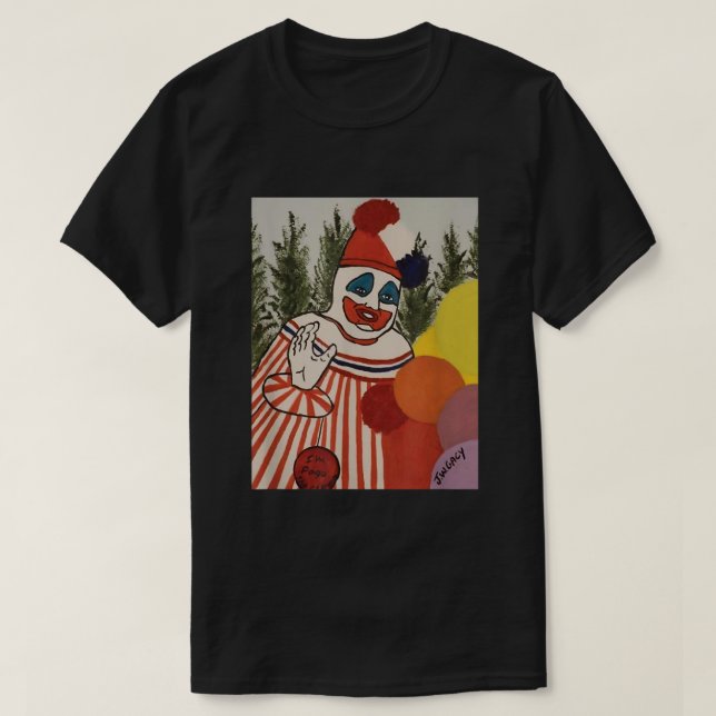 Camiseta Adiós a Pogo, el payaso de Gacy (Diseño del anverso)