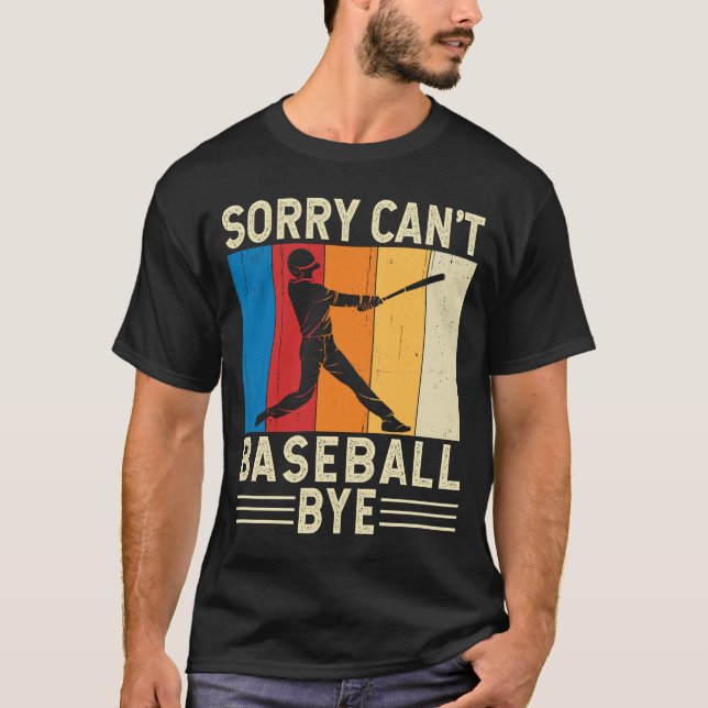 Camiseta Adiós al béisbol, fan del jugador de béisbol es gr (Anverso)