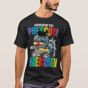 Camiseta Adiós al colegio infantil Hola Camión Monstruo de 