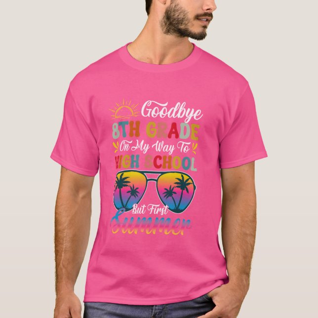 Camiseta Adiós al octavo curso de camino a la escuela secun (Anverso)