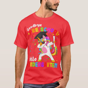 Camiseta Adiós al preescolar Hola Graduación de Kindergarte