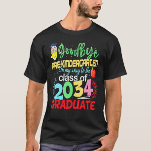 Camiseta Adiós al preescolar Hola Kindergarten Prek Graduat