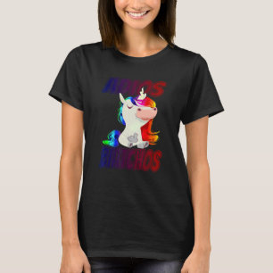 Camiseta Adiós Biatchos Unicornio con el dedo corazón