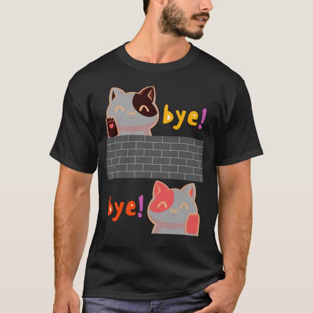 CAMISETA ADIÓS CAT BYE (Anverso)