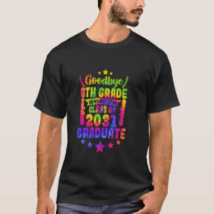 Camiseta Adiós Clase de 6to Grado Graduado de 6to Grado 203
