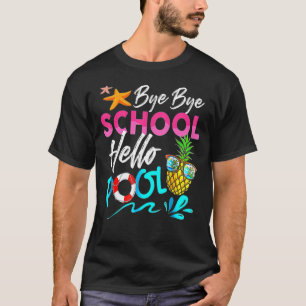 Camiseta Adiós Colegio Hola Grupo El Día De La Escuela Summ