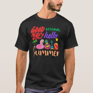 Camiseta Adiós Colegio Hola Grupo El Día De La Escuela Summ