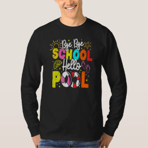 Camiseta Adiós colegio Hola profesor de escuela de billar S