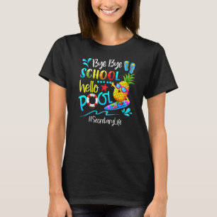 Camiseta Adiós Colegio Hola Secretario de Pool Vida Fin De