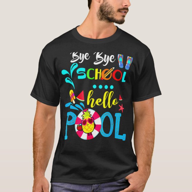 Camiseta Adiós Colegio Saludo El Verano De La Piscina El Úl (Anverso)