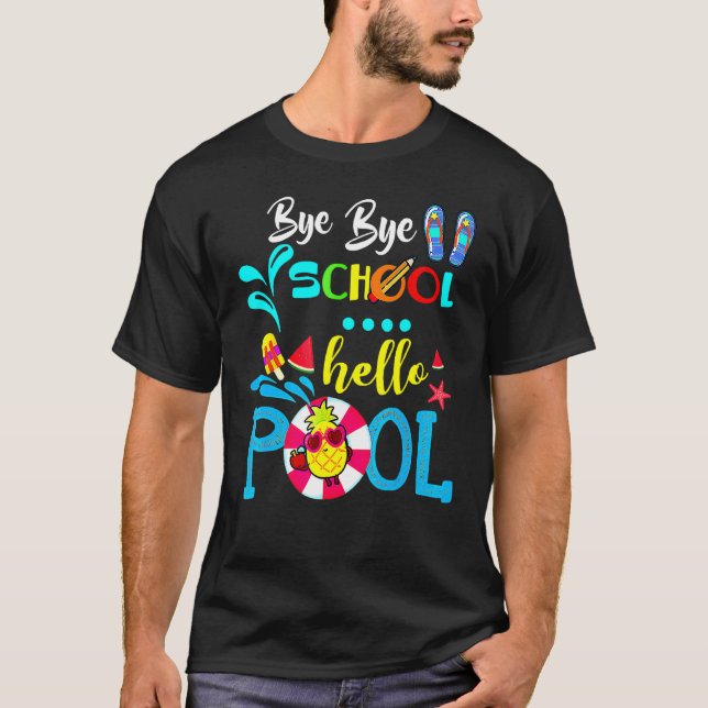Camiseta Adiós Colegio Saludo El Verano De La Piscina El Úl (Anverso)
