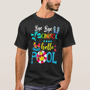 Camiseta Adiós Colegio Saludo El Verano De La Piscina El Úl