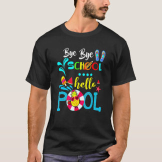 Camiseta Adiós Colegio Saludo El Verano De La Piscina El Úl