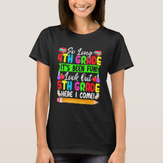 Camiseta Adiós Cuarto Grado Atención Quinto Grado Aquí Voy