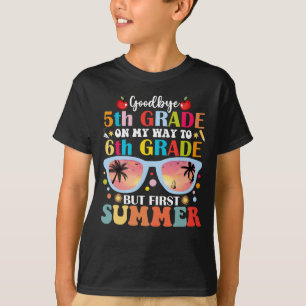 Camiseta Adiós de 5º grado Hola de 6º grado pero primer ver