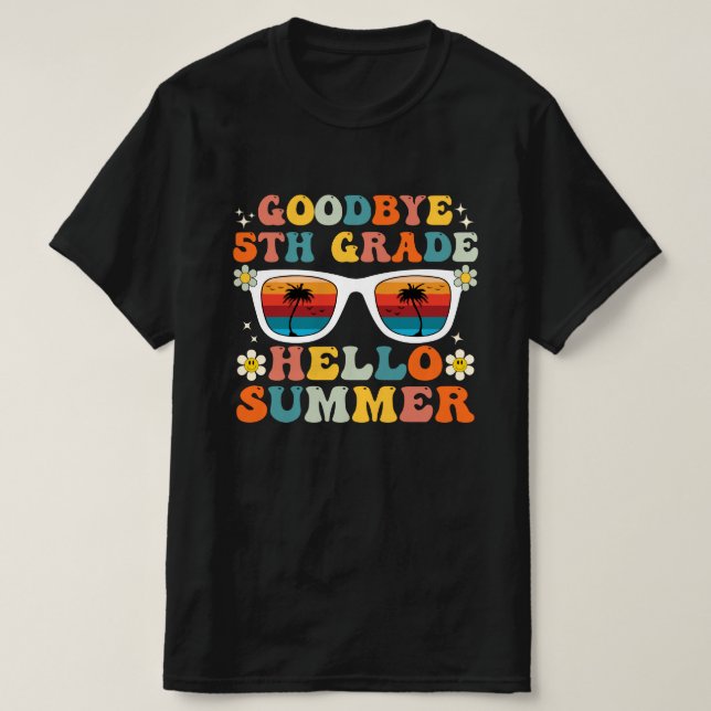 Camiseta Adiós de 5º grado Hola verano Grado divertido quin (Diseño del anverso)
