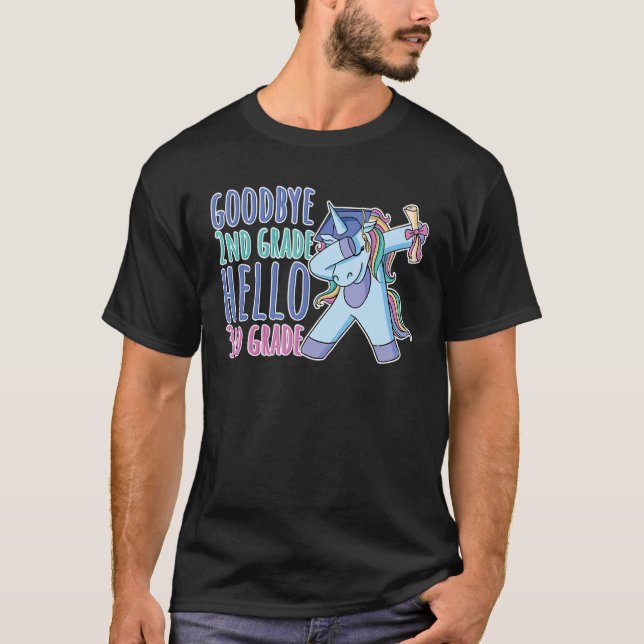 Camiseta Adiós de segundo grado Hola de tercer grado (Anverso)