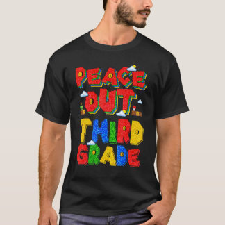 Camiseta Adiós de tercer grado de Peace Out Hola Summ