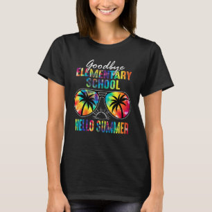 Camiseta Adiós Elemental Hola Summer Tie Dye Glasses La
