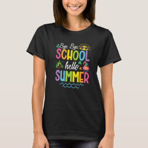 Camiseta Adiós Escuela Hola Hora De Verano Último Día De Co
