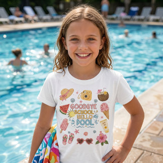Camiseta Adiós Escuela Hola Piscina