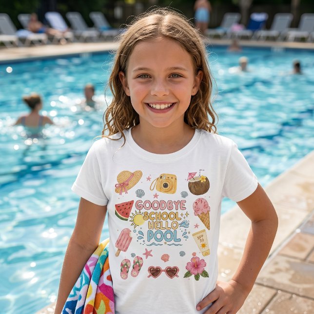 Camiseta Adiós Escuela Hola Piscina (Subido por el creador)