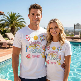 Camiseta Adiós Escuela Hola Piscina