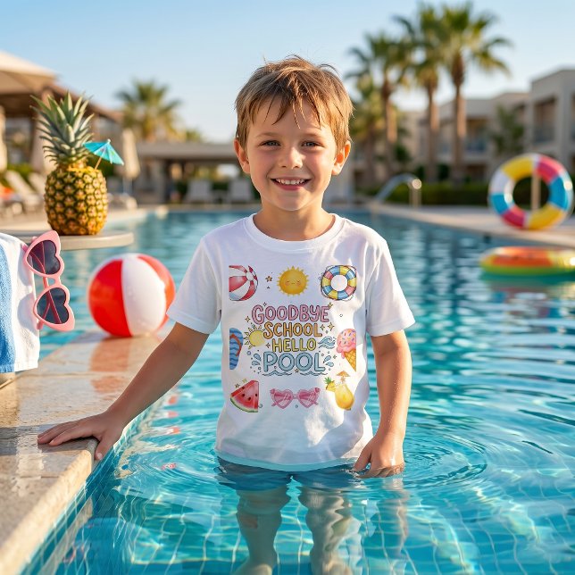 Camiseta Adiós Escuela Hola Piscina (Subido por el creador)