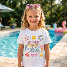 Camiseta Adiós Escuela Hola Piscina
