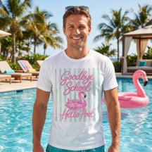 Camiseta Adiós Escuela Hola Piscina