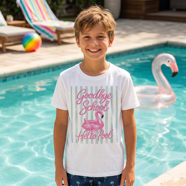 Camiseta Adiós Escuela Hola Piscina (Subido por el creador)