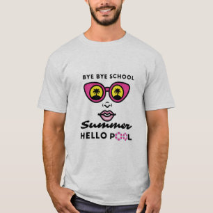 Camiseta Adiós Escuela Hola Piscina de Verano