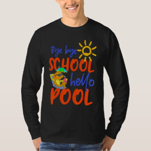 Camiseta Adiós Escuela Hola Pool Gafas de sol El Día Pasado