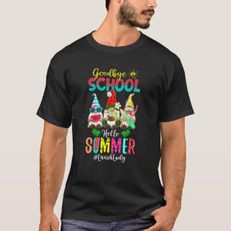 Camiseta Adiós escuela Hola verano vacaciones Lunes de luna