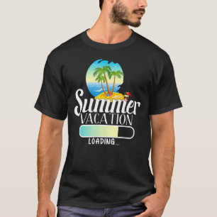 Camiseta Adiós escuela Hola verano verano vacaciones carga