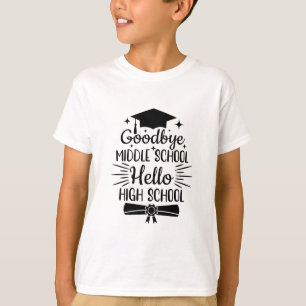 Camiseta Adiós escuela secundaria