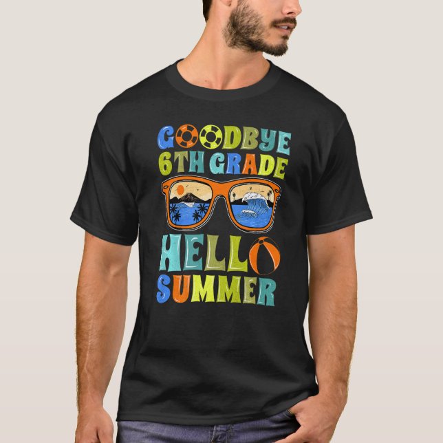 Camiseta Adiós, estudiante de sexto grado de secundaria (Anverso)